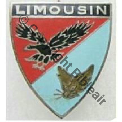 LIM  A0513 EC.4.7 & 3.4 LIMOUSIN ST.DIZIER  DrP+Past dans cercle Guilloche  18EurEbay09.06 